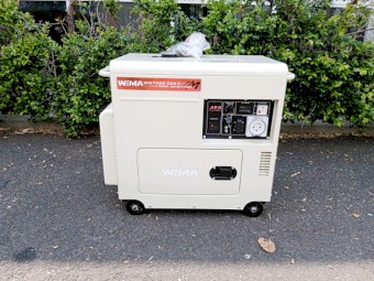 6KVA Silenced Standby Diesel Generator 240V