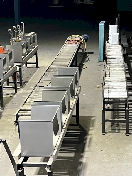 Various conveyors and weigh stations