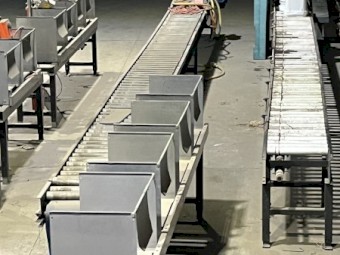 Various conveyors and weigh stations