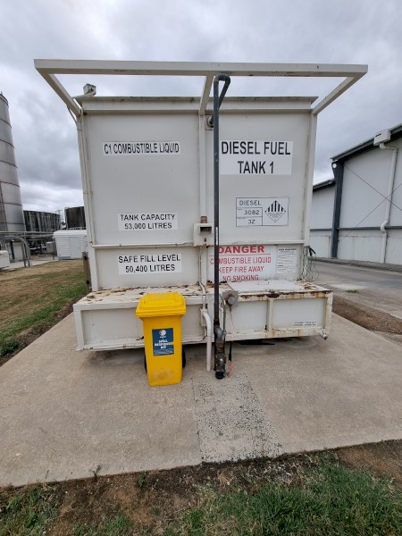 1980 Bulk Storage Diesel Fuel Tank