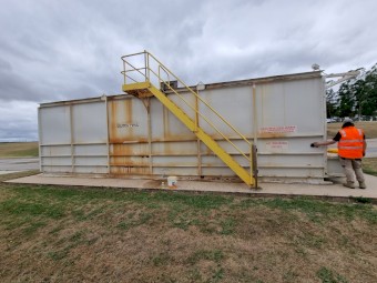 1980 Bulk Storage Diesel Fuel Tank