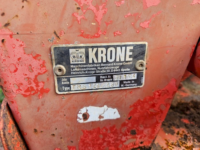 Krone Peg Rotavator - 2600mm Wide