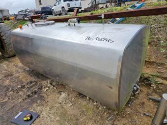 Alfa-Laval Horizontal Stainless Steel Vat - 2300L Capacity