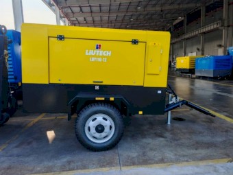 2025 New Atlas Copco Liutech XAS 400-12 400 cfm 12 bar (175 psi) service pressure Diesel Powered Portable Air Compressor