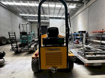 2023 Thwaites 3 Tonne site dumper c/w floatation tyres and new set of original tyres 