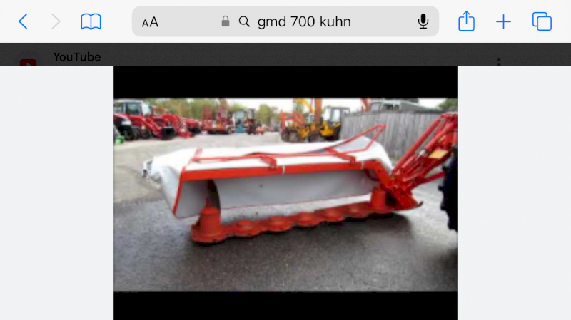 WANTED Kuhn GMD 700 for parts