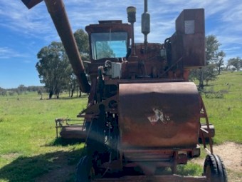 Vintage Massey Ferguson Combine