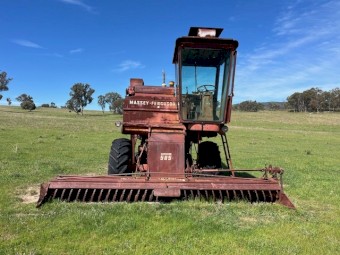 Vintage Massey Ferguson Combine