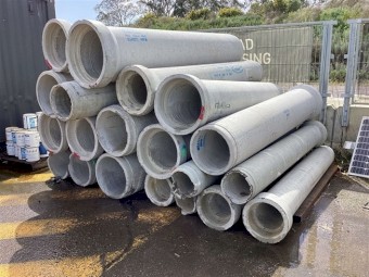375mm Bell-end Concrete Pipes