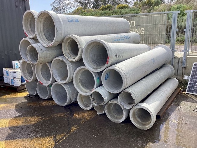 450mm Bell-end Concrete Pipes