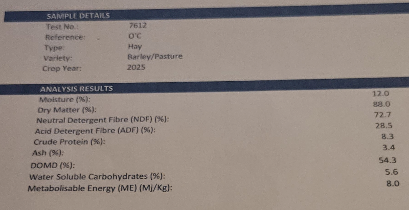 Good Quality 8x4x3 bales Mixed Hay