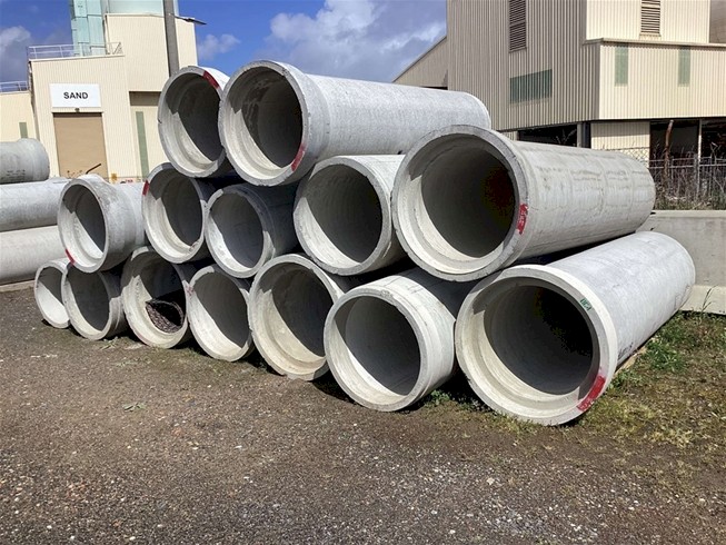 525mm Bell-end Concrete Pipes