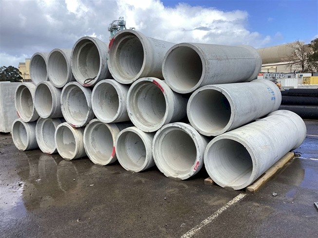 450mm Bell-end Concrete Pipes