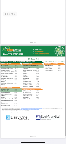 700mt Wheaten Hay 8x4x3 Bales