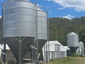 2008 HE Grain Silos x 5