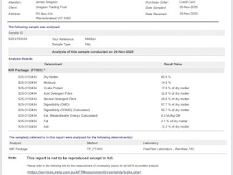 300mt Vetch Hay 8x4x3 Bales