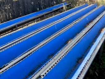 Raised Grain Feed Troughs