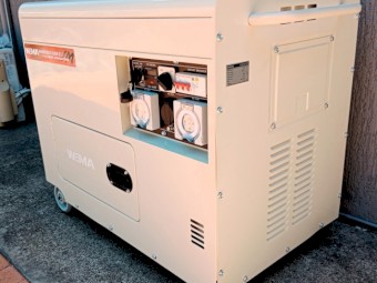 10KVA 3 Phase Standby Diesel Generator 240V / 415V