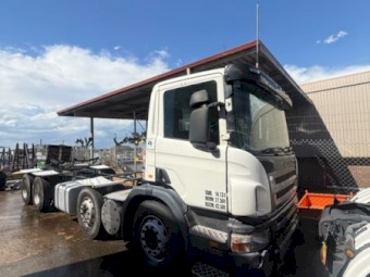2008 Scania P310  8x4 Cab Chassis(ex hook bin)