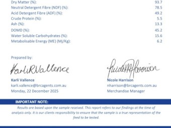 300mt Barley Straw 8x4x3 Bales