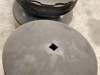 24-inch x 6 mm Plain Discs.
