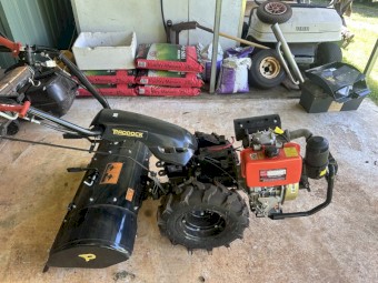 KAMA PADDOCK Walk-Behind Tractor (Diesel) + Attachments – Near New