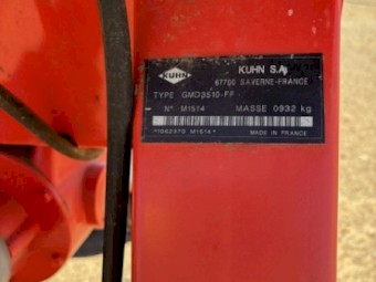 2020 Kuhn GMD3510-FF Mower