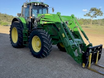 2018 John Deere 6175M Tractor and Kuhn XM2 Offsets and Planter