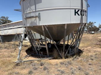 42 tonnes Fertiliser/Grain Bin