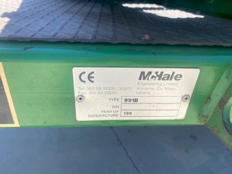 MCHALE 991B 13000 BALE COUNT