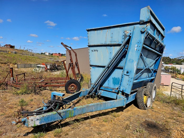 Gondola Side Tip Bin - Steel