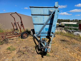 Gondola Side Tip Bin - Steel