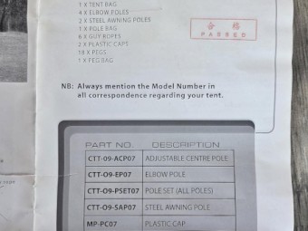 OZ TRAIL 30 Second Camping Tent