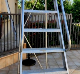 Ladder Shop Brand Aluminum Platform Ladder