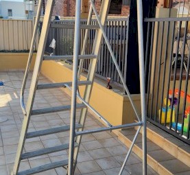 Ladder Shop Brand Aluminum Platform Ladder