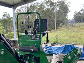 Hayes Tractor Backhoe Large