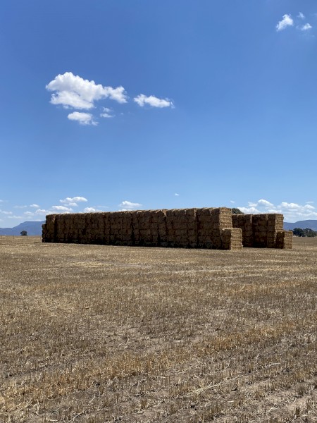 1000mt Oaten Hay 680kg 8x4x3 Bales