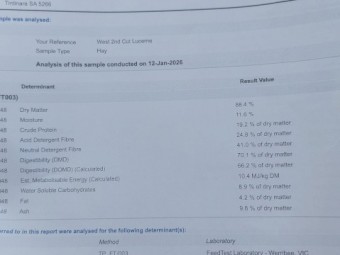 Lucerne 90% Barley 10%