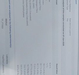 Lucerne 90% barley 10%