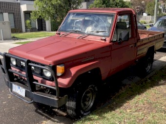 1987 Toyota Landcruiser 4L Manual Diesel 4x4 Ute 70/75 Series
