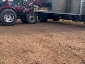 24 bales delivered 4^4  RHODES GRASS  HORSE HAY available now 0220/2026