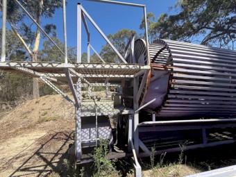 Firewood Trommel with Kubota Diesel Powerpack