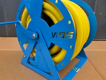 Air Compressor Hose Reel & Blow gun Combo - 3/4"