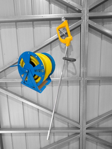 Air Compressor Hose Reel & Blow gun Combo - 3/4"