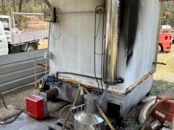 Large Scale Distillery for Essential Oils Plus Fitted Harvester