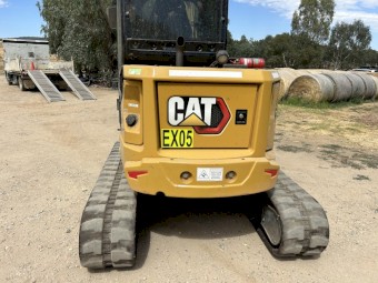 2024 cat 305 excavator 445 hrs mine spec  excellent condition 