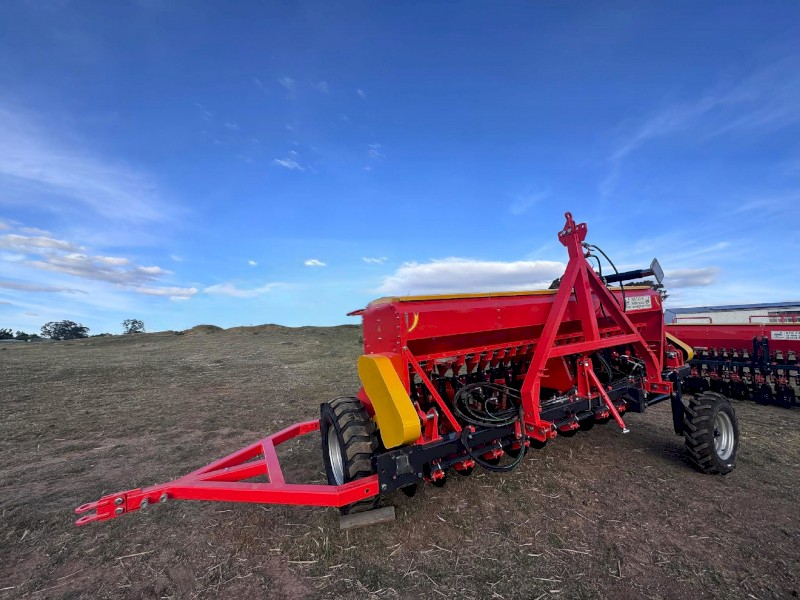 NUFARM Red Earth Seeder 24 Row Double Disc Seeder