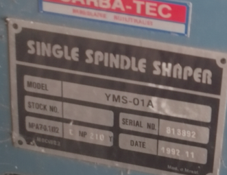 Carba TEC Single Spindle Shaper