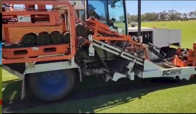 2012 Trebro SC2010 Automatic Turf Harvester