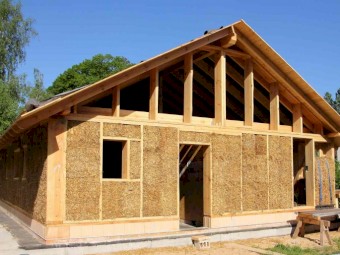 Rice straw for construction